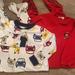 Disney Pajamas | Disney Boy Bundle Onesie Pajamas Size 24 Months | Color: Red | Size: 24mb