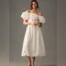 Anthropologie Dresses | Nwt Anthropologie Moon River Off Shoulder Cut Out Maxi Dress Xs | Color: White | Size: Xs