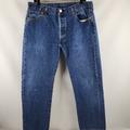 Levi's Jeans | Levis 501 Mens Button Fly Blue Jeans Straight Leg Size 36x29 | Color: Blue | Size: 36