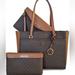 Michael Kors Bags | Michael Kors Maisie Large Leather 3 In 1 Tote Bag Brown Mk Signature | Color: Brown | Size: Os