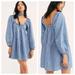 Free People Dresses | Free People Lou Jean Babydoll Dress | Color: Blue | Size: M