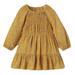Zara Dresses | Euc Zara Kids Floral Smocked Dress [18m] | Color: Black/Yellow | Size: 18mb