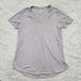 Athleta Tops | Athleta Women's Lavender Purple V-Neck Short Sleeve T-Shirt. Size M | Color: Purple | Size: M