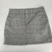 American Eagle Outfitters Skirts | American Eagle Women’s Super Stretch Jean Pattern-Plaid Skirt Size 14 Long | Color: Black/Gray | Size: 14 Long