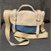 Anthropologie Bags | Jesslyn Blake Blue Tan Crossbody Bag Purse 10x8” | Color: Blue/Tan | Size: Os