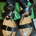 J. Crew Shoes | Jcrew Black Leather Sorrento Sandals - Nwt | Color: Black/Silver | Size: 10