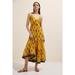 Anthropologie Dresses | Nwt Anthropologie Sachin & Babi Tiered Midi Dress Size 8 | Color: Yellow | Size: 8