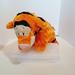 Disney Toys | Disney Parks Merchandise 20" Tigger Reverse Pillow Plush New | Color: Black/Orange | Size: Osbb