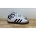 Adidas Shoes | Adidas Samba Vegan White Black Gum Soccer Shoes H01877 Men’s Size 8.5 Sneakers | Color: White | Size: 8.5