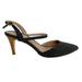 Anthropologie Shoes | Anthropologie 8.5 Lucille Gray Wool Heels Sling Back Classic Fabric | Color: Brown/Gray | Size: 8.5