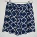 Michael Kors Skirts | Michael Kors* Women's Half Back Zip Single Pocket Box Pleat Boho Skirt~ Size 8p | Color: Blue/Tan | Size: 8p