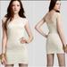 Free People Dresses | Free People Cream Lurex Starlight Mini Dress | Color: Cream/Gold | Size: S