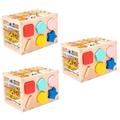 ibasenice 3 Sets Cesare Toys Wooden Sorter Building Shape Sorting Cube Toys Educational Toys for Toddlers Wooden Sorter Montessori Wooden Sorter Blocks Wooden Activity Cubes Animal Child
