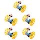 ibasenice 5 Sets Robot Kit Kids Toy Toys Diy Science Technology Plaything Assembly Balance Car Robot Toy Diy Toy Material Balance Car Robot Craft Diy Crafts Child Puzzle Plastic Supplies