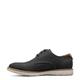 Florsheim Men's, Vibe Canvas Plain Toe Oxford, Black Canvas/Cognac Smooth W/White Sole, 6 UK