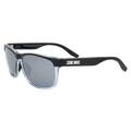Epoch Eyewear Delta Golf Sport Polarized Sunglasses Crystal Blue Black Frame with Smoke Lens