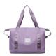 Gym Bag One-Shoulder Wet and Dry Separation Gym Bag Travel Bag Travel Bag Checked Luggage Durable Sports Bag (Color : Purple, Size : 45 * 20 * 26cm)