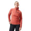 Berghaus Women's Prism 2.0 Micro Half Zip Polartec Fleece, Redwood, 12 UK