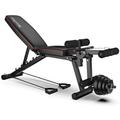 Adjustable Weight Bench,Workout Bench Olympic Workout Bench Press,Body Solid Leg Extension Leg Curl Machine,for Full Body Workout,Max Load 200Kg