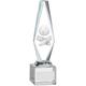 Trophy Shack Ltd 8" Aurora Shard Glass Football Award - Including Free Engraving