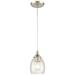 Miranda 5" Wide 1-Light Mini Pendant - Satin Nickel