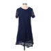 City Triangles Cocktail Dress: Blue Dresses - Women's Size Small
