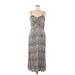 Wild Fable Casual Dress - Midi Sweetheart Sleeveless: Gray Dresses - Women's Size Medium