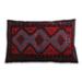 Ahgly Company Traditional Classic Indoor-Outdoor Black Eel Black Lumbar Throw Pillow