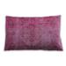 Ahgly Company Traditional Classic Indoor-Outdoor Hot Pink Lumbar Throw Pillow