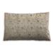 Ahgly Company Contemporary Modern Indoor-Outdoor Vanilla Gold Lumbar Throw Pillow