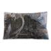 Ahgly Company Mid-Century Modern Indoor-Outdoor Black Cow Black Lumbar Throw Pillow