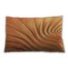 Ahgly Company Patterned Indoor-Outdoor Orange Red Orange Lumbar Throw Pillow