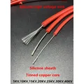 Câble en silicone à noyau unique pour voiture, fil d'allumage, 18 AWG, 15KV, 20KV, 10KV, 5KV, 25KV, 30KV, 40KV, 20 AWG, 18 AWG, 17 AWG, 15 AWG, 13 AWG, 11 AWG, 9 AWG
