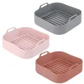 Doublures de friteuse à air en silicone réutilisables multifonctions panier de cuisson au four