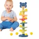 Tour de jouet en spirale boule de chute jouet d'activité apprentissage et développement
