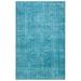 Blue 115 x 73 x 1 in Area Rug - Lofy Rectangle Vintage Rectangle 6'0" X 9'6" Area Rug Cotton/Wool | 115 H x 73 W x 1 D in | Wayfair