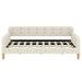House of Hampton® Jimyah Daybed Upholstered/Velvet in White | 28.7 H x 41.3 W x 80 D in | Wayfair 0041EE0A1C164E639CCC7B29AE32D61A