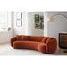 Isabelle & Max™ Altun 102.36" Curved Sofa in Orange | Wayfair 36ED1C350F914EBE80E184D645E38BA3