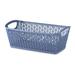 Whitmor Plastic Storage Bin Plastic in Blue | 4.5 H x 6.5 W x 11.4 D in | Wayfair 6707-2712-DB