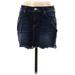 Express Jeans Denim Mini Skirt Mini - Mid/Reg Rise: Blue Bottoms - Women's Size 2