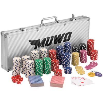 MUWO "All In" Pokerkoffer-Set mit 500 Chips