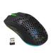 Honeycomb Shell 2.4G Wireless RGB Gaming Mouse 4-speed DPI adjustabe Rechargeable Wireless Mouse Computer Mice for PC Gaming