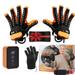 Robotic Rehabilitation Gloves Finger and Hand Function Rehabilitation Robot Gloves Hand Strengthener Stroke Recovery Equipment with Mirror Glove Left+Right Hand XL