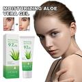 Natural Hydrating Pure Aloe Vera Gel for Soothing Skincare - Moisturizing Aloe Gel for Skin Face & Sensitive Skin Refines Skin Texture Evens Skin Tone 1PCS