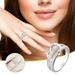 Augper Ladies Fashion Diamond Jewelry Rings