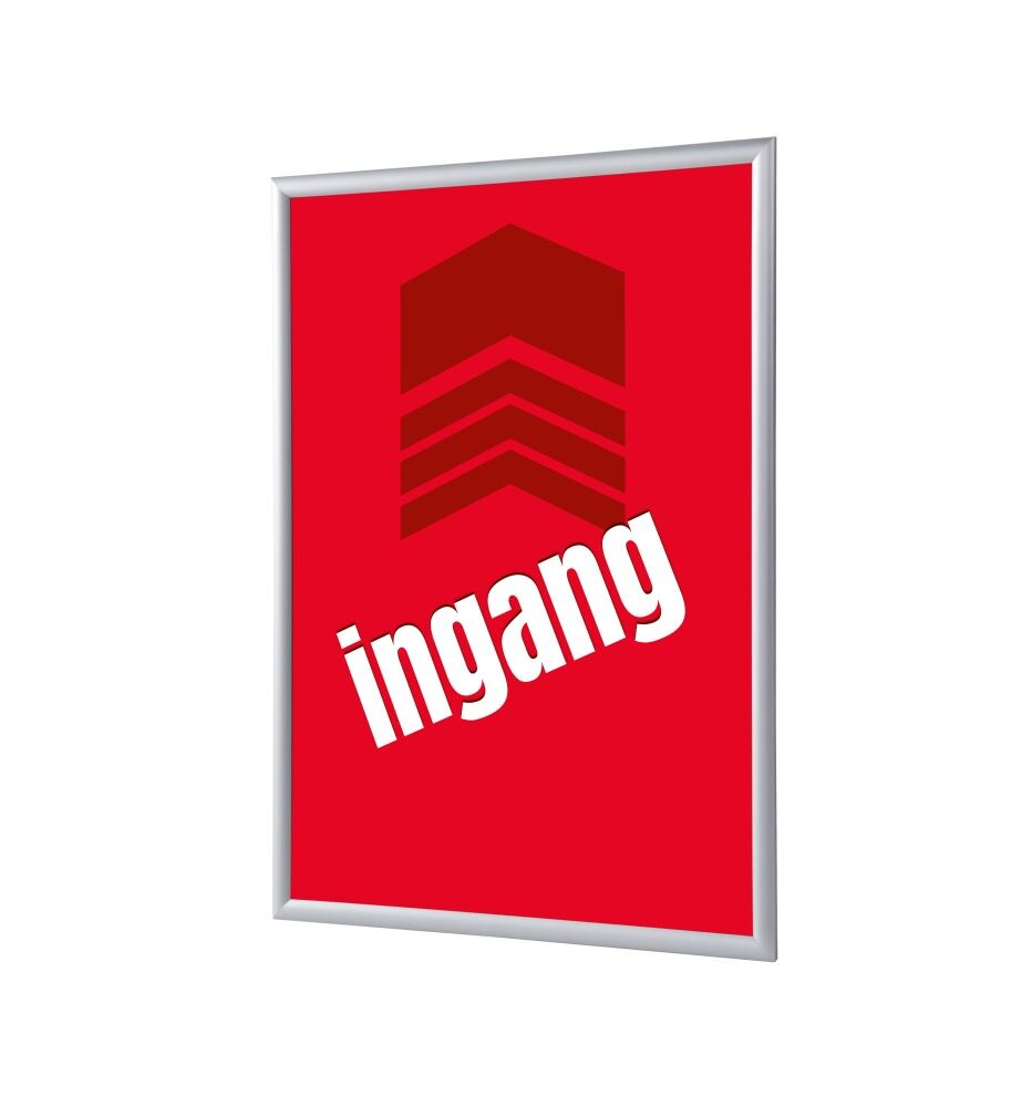 SHOWDOWN Displays Showdown Klapprahmen - DIN A1 - Komplett-Set - Ingang Niederländisch - Rot/Silber Image