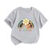 Ykohkofe Little Children And Big Kids A LTTLE BIT DREAMATIC Cartoon Print Boys And Girls Tops Short Sleeved T Shirts Baby Outfits Baby Bodysuit Take Home Outfit baby clothes