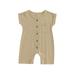 aturustex Baby Boys Jumpsuit Sleeveless Crew Neck Button Closure Summer Romper