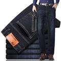 2023 New Mens Denim Casual Jeans Regular Fit Straight Leg Elasticity Pants Stretch Fashion Long Trousers Big Size 28-40