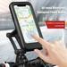 Gnobogi Bicycle Accessories Motorcycle Handlebar Cell Phone Mount Holder Case Bicycle GPS Bracket for Outdoor Sports Fitness Clearance